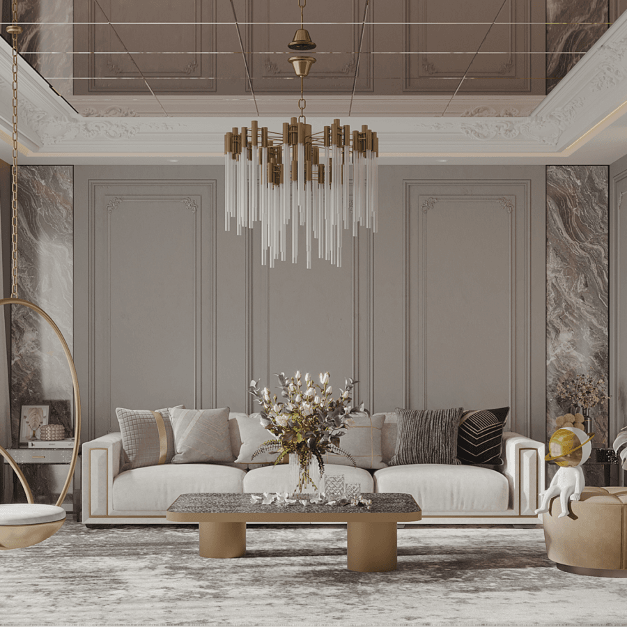 Contemporary Living Area – Riyadh